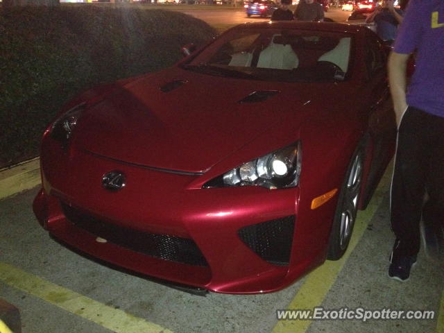 Lexus LFA spotted in Metairie, Louisiana