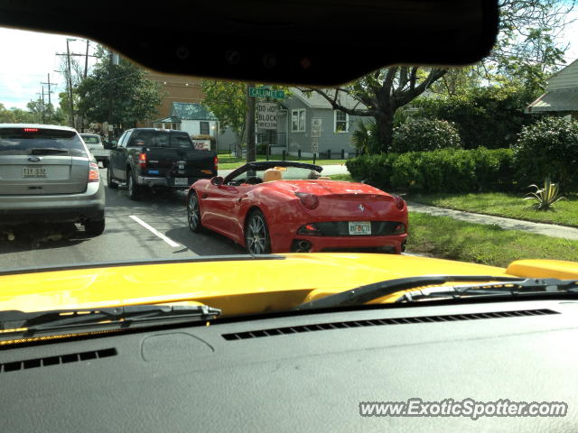 Ferrari California spotted in Metairie, Louisiana