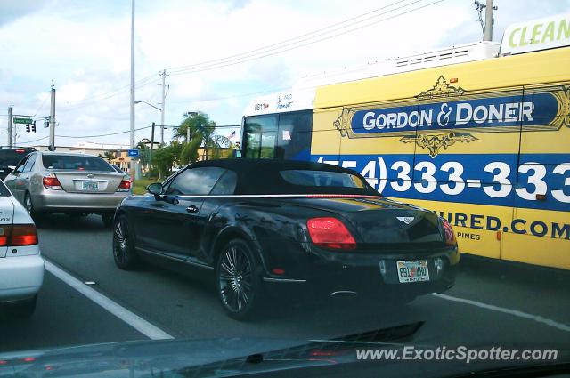 Bentley Continental spotted in Margate, Florida