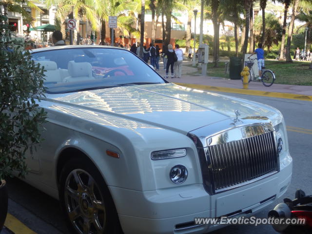 Rolls Royce Phantom spotted in Miami Beach, Florida