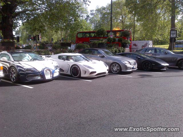 Bugatti Veyron spotted in London, United Kingdom