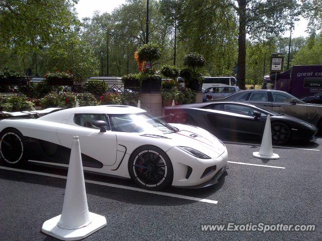 Koenigsegg Agera R spotted in London, United Kingdom