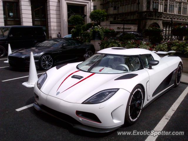 Koenigsegg Agera R spotted in London, United Kingdom