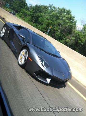 Lamborghini Aventador spotted in Wyckoff, New Jersey