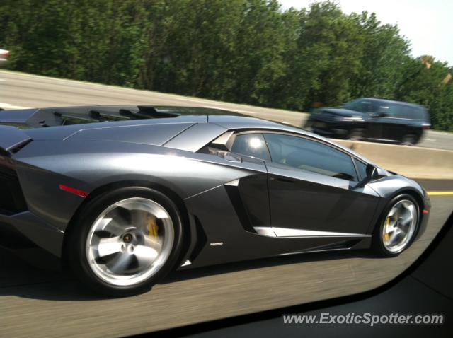 Lamborghini Aventador spotted in Wyckoff, New Jersey