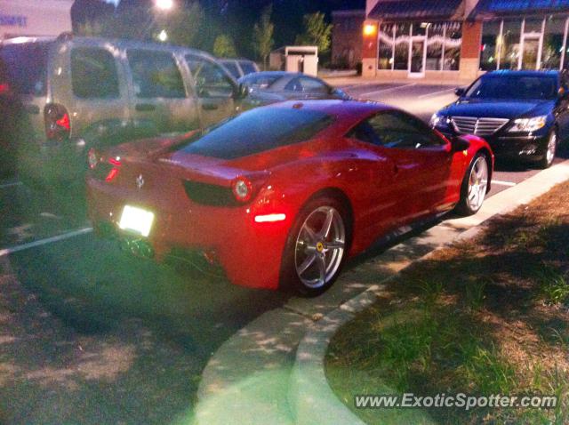 Ferrari 458 Italia spotted in Marietta, Georgia