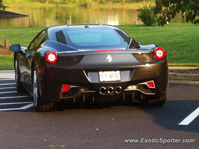 Ferrari 458 Italia spotted in Marietta, Georgia