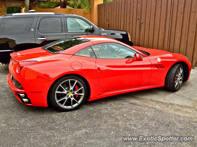 Ferrari California spotted in Windermere, Florida