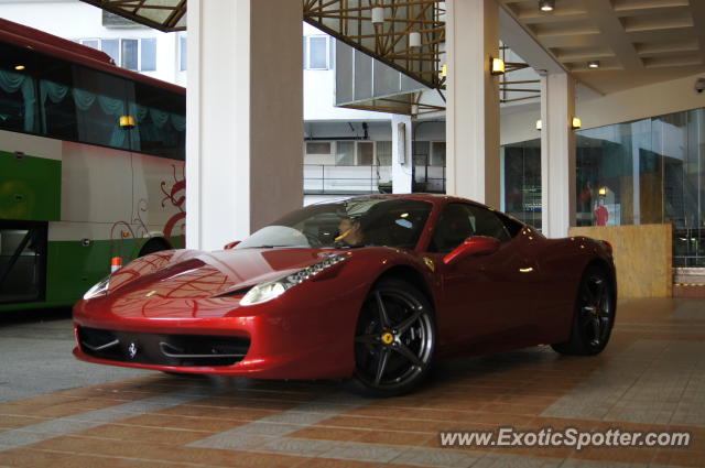 Ferrari 458 Italia spotted in Kuala Lumpur, Malaysia