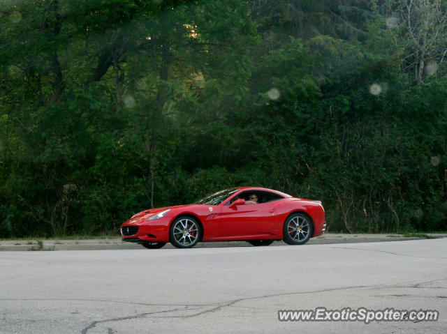 Ferrari California spotted in Barrington, Illinois