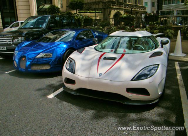 Koenigsegg Agera R spotted in London, United Kingdom