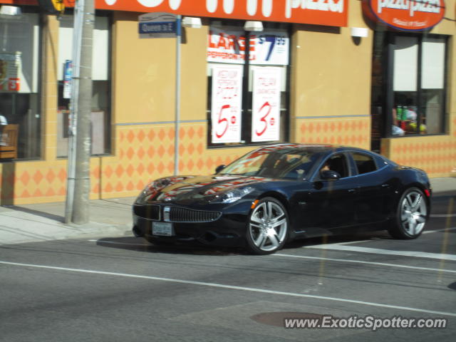 Fisker Karma spotted in Toronto, Canada