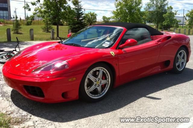 Ferrari 360 Modena spotted in Timmins, Canada