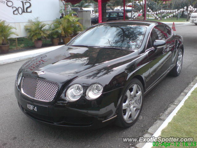 Bentley Continental spotted in Kuala Lumpur, Malaysia
