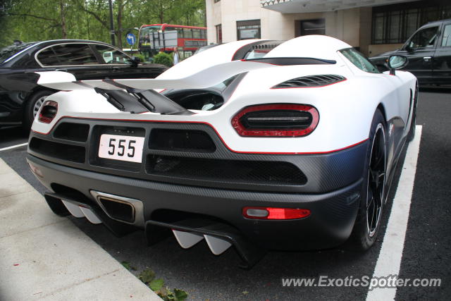 Koenigsegg Agera R spotted in London, United Kingdom