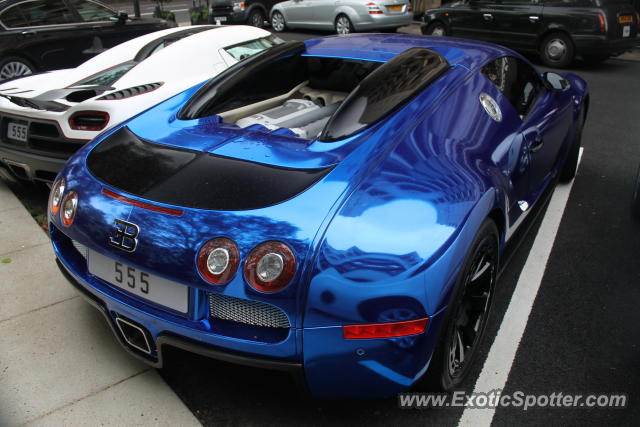 Bugatti Veyron spotted in London, United Kingdom