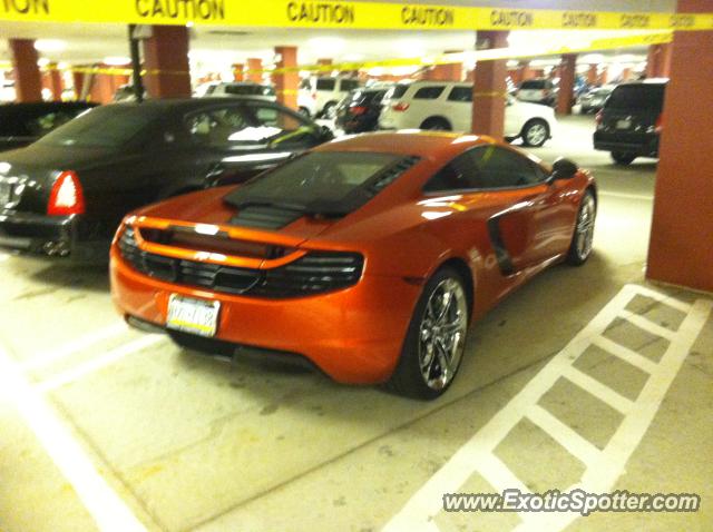 Mclaren MP4-12C spotted in Mt Pocono, Pennsylvania