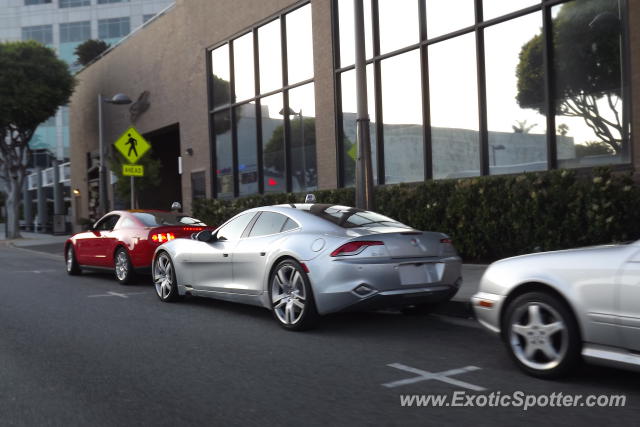 Fisker Karma spotted in Hollywood, California