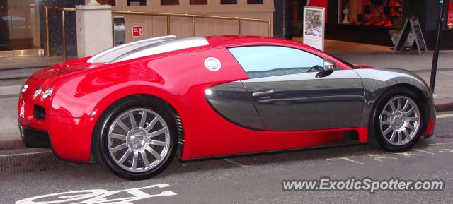 Bugatti Veyron spotted in London, United Kingdom