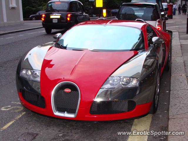 Bugatti Veyron spotted in London, United Kingdom