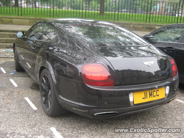 Bentley Continental spotted in Edinburgh, United Kingdom