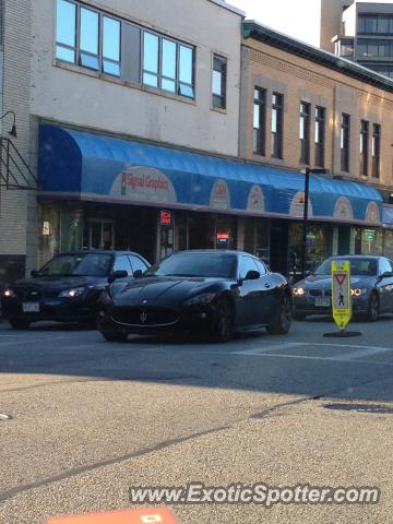 Maserati GranTurismo spotted in Newton, Massachusetts