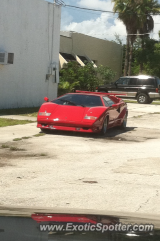 Lamborghini Countach spotted in Ft. Lauderdale, Florida