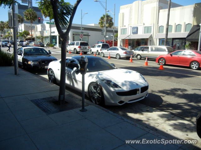 Fisker Tramonto spotted in Beverly Hills, California