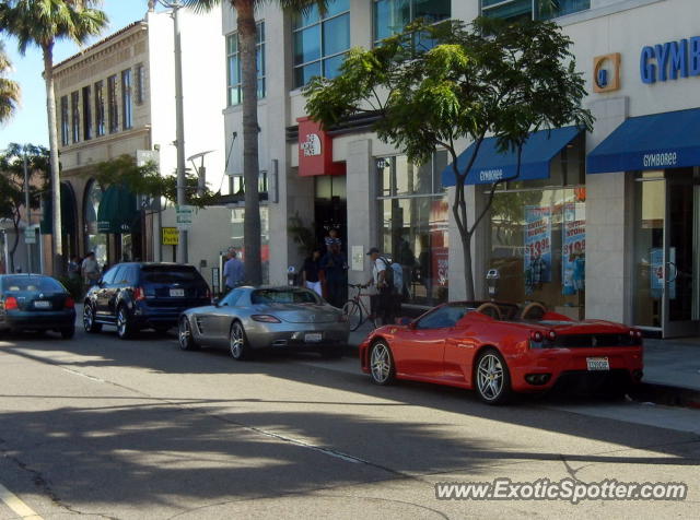 Mercedes SLS AMG spotted in Beverly hills, California