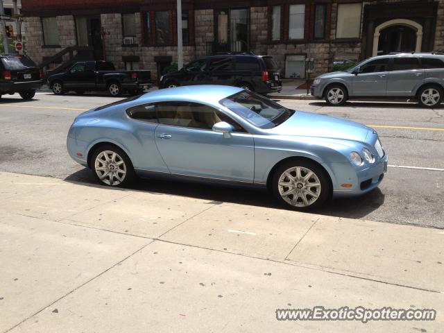Bentley Continental spotted in Windsor ON., Canada