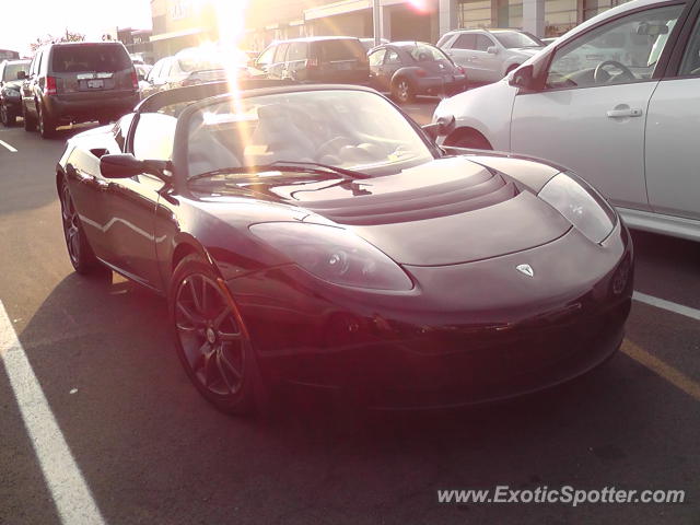 Tesla Roadster spotted in Indianapolis, Indiana