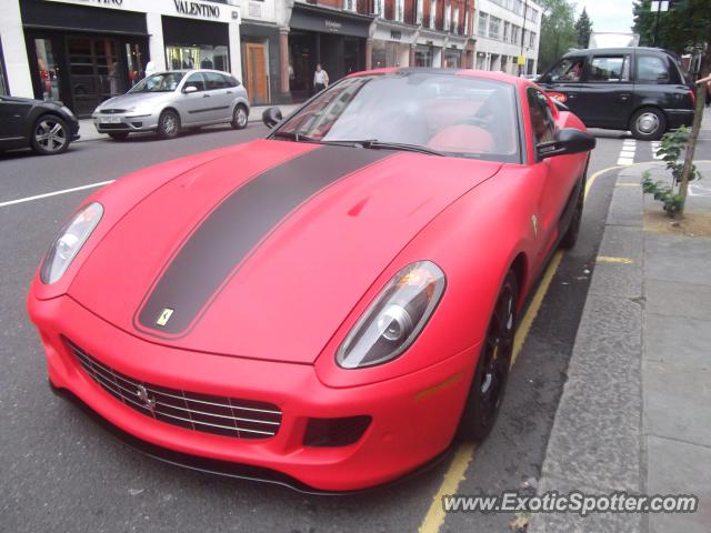 Ferrari 599GTB spotted in London, United Kingdom