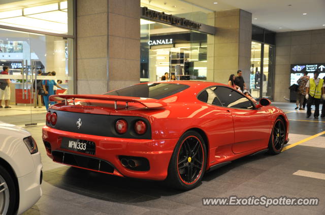 Ferrari 360 Modena spotted in Bukit Bintang KL, Malaysia