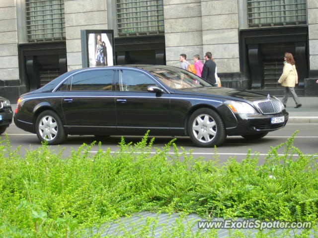 Mercedes Maybach spotted in Milan, Italy