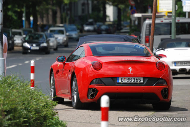 Ferrari California spotted in Düsseldorf, Germany