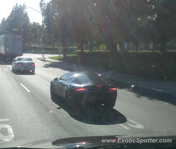 Aston Martin Rapide spotted in Ontario, California