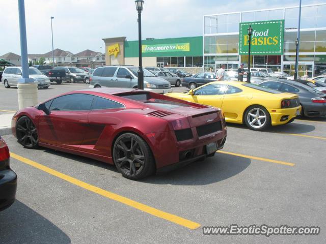 Lamborghini Gallardo spotted in Guelph, Ontario, Canada