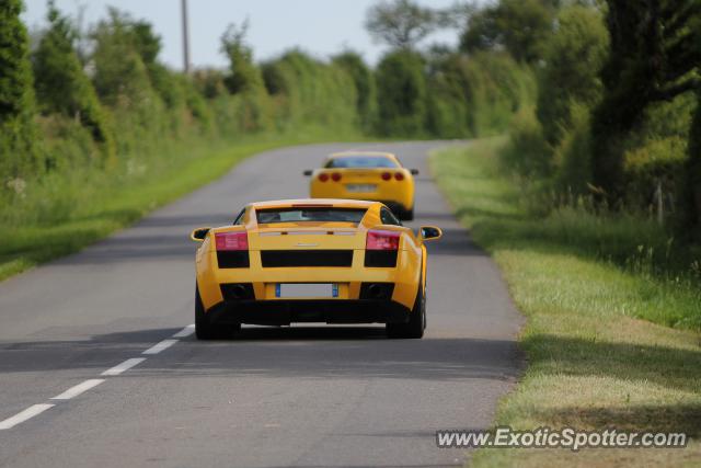 Lamborghini Gallardo spotted in Le Vigeant, France