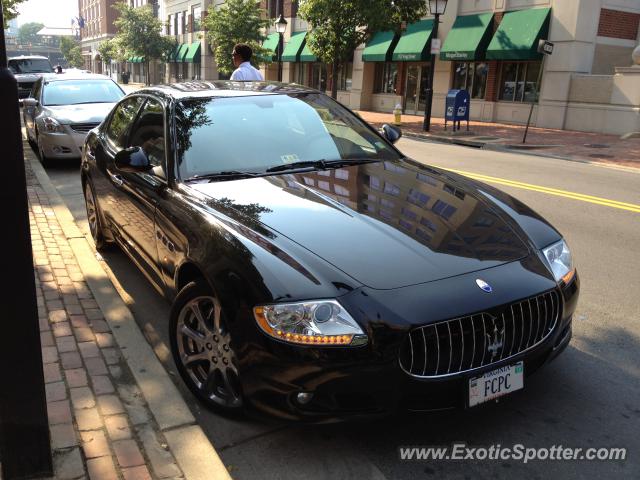 Maserati Quattroporte spotted in Alexandria, Virginia