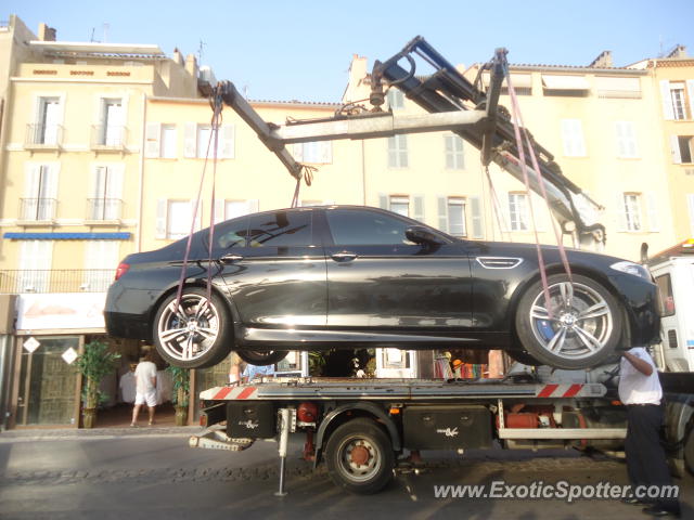BMW M5 spotted in Saint Tropez, France