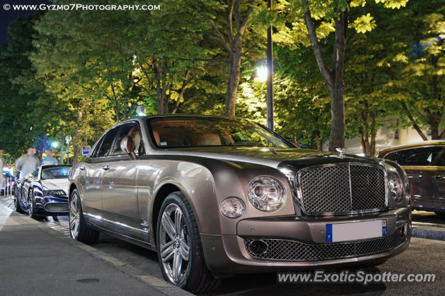 Bentley Mulsanne spotted in Paris, France