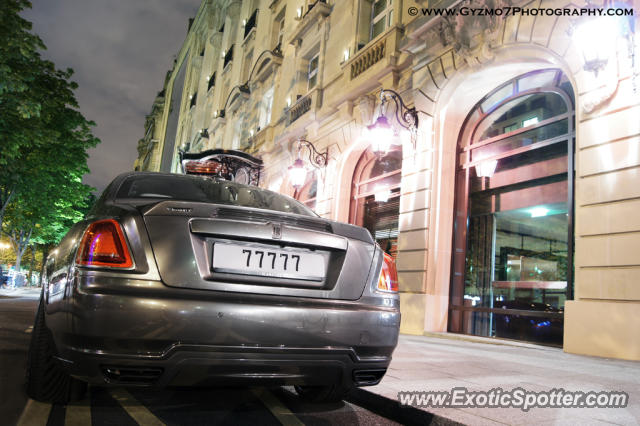 Rolls Royce Ghost spotted in Paris, France
