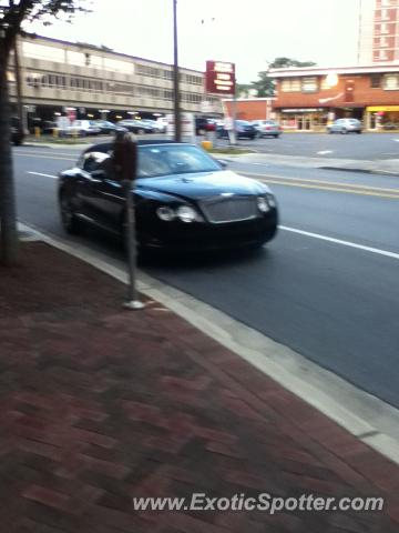 Bentley Continental spotted in Bethesda, United States