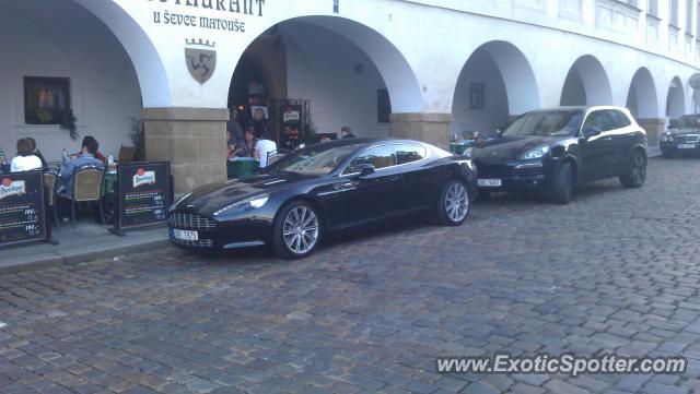 Aston Martin Rapide spotted in Pragur, Czech Republic