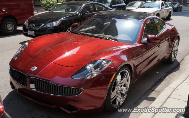 Fisker Karma spotted in Chicago, Illinois