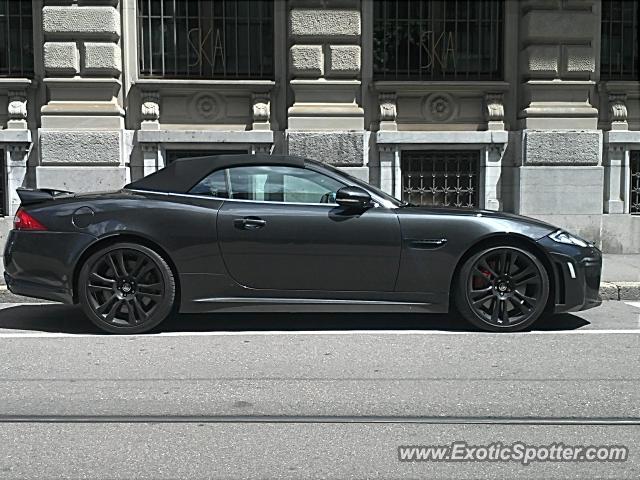 Jaguar XKR-S spotted in Zurich, Switzerland