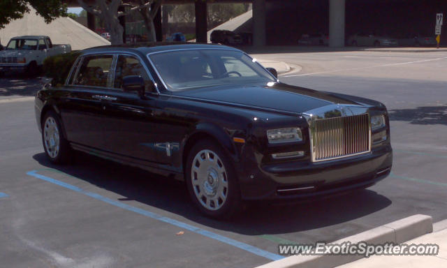 Rolls Royce Phantom spotted in Irvine, California