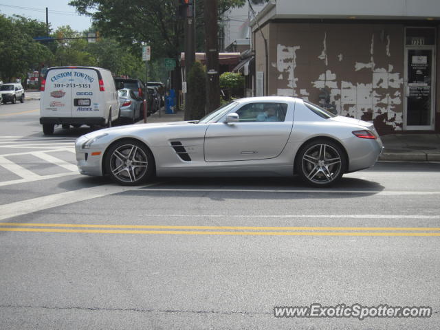Mercedes SLS AMG spotted in Bethesda, Maryland