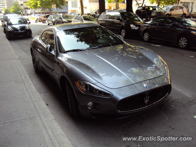 Maserati GranTurismo spotted in Montreal, Canada