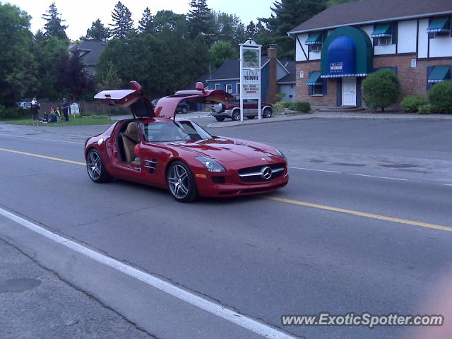 Mercedes SLS AMG spotted in Ancaster, Canada